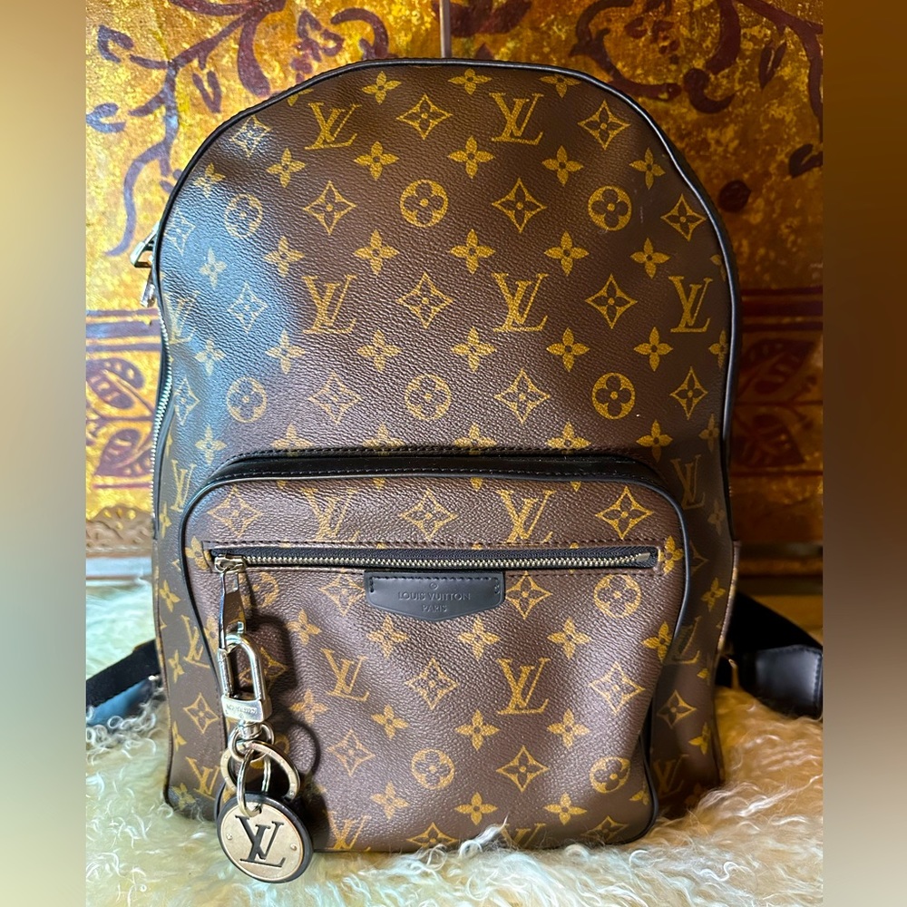 Louis Vuitton Josh backpack with LV Bag charm